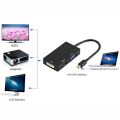 Mini Display Port Thunderbolt to HDMI VGA DVI Adapter For MacBook Pro Mac Air. 