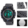 Kak Sports Waterproof Electronic Digital Pointer Stopwatch Luminous Wrist Watch. 