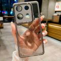 infinix Note 40 Pro+ 5G Note40 Pro Clear Candy Silicon Case Camera Protector Square Bumper Shockproof Casing Soft TPU Cover. 
