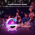 BT-3401 LED Display Wireless Phone Charger Bluetooth Speaker With Seven Color Selections, Alarm Clock, FM Radio. 