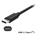 Motorola Turbo Power Data Charging Cable USB-A to USB-C Black. 