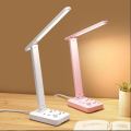 Extension wire outlet With 2 universal outlet and 2 USB port charging with foldable reading lamp LED table lamp night light Extension Power Strip with Safety Switch Protection long Extension Cord USB desk lamp power socket. 