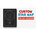 Custom Star Map, Night Sky Print, Star Map Poster, Star Map By Date, Star Map By Wedding Gift, Constellation, Personalized Gift, Engagement Gift, Gift For Her. 