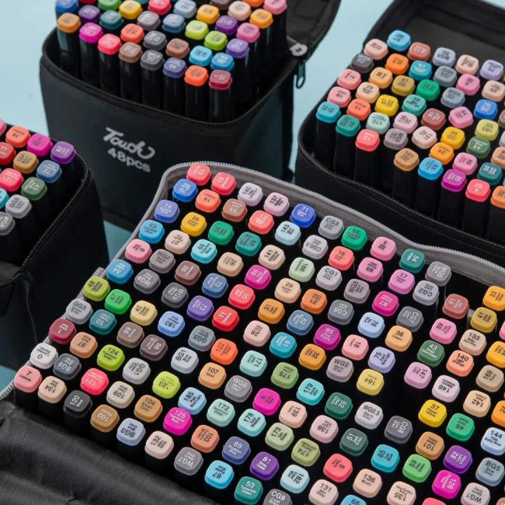 Touch%20Oily%20Marker%20Set%20Double-ended%20Student%20Professional%20Watercolor%20Brush%2036/24/48/60/80/168%20colors%20-%20Image%202