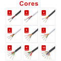 Ul2464 Sheathed Wire Cable 28 26 24 22 20 18 16 Awg Copper Cable 2 3 4 5 6 7 8 10 Core Soft Electronic Audio Wire 2/5/10m. 