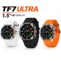 TF7 Ultra Smart Watch | 1.9-Inch AMOLED Display Smartwatch with Metal Body | Bluetooth Calling, Heart Rate, Blood Pressure & SpO₂ Monitoring | Fitness Tracker with Sleep Tracking & Smart Notifications. 