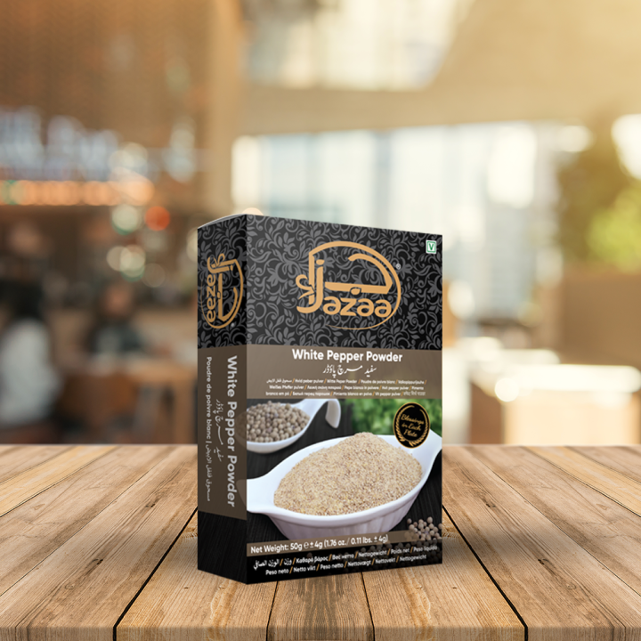 Jazaa White Pepper Powder - 50Gm
