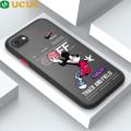 UCUC for iPhone 7 8 SE 2020 SE 2022 Back Cover Basketball Mouse Frosted Transparent Hard Phone Case Thin Shockproof Full Cover Camera Protect Case. 
