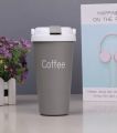 500ml Kawaii Hot Water Bottle Stainless Steel Thermos Coffee Mug With Straw Garrafa Tea. 