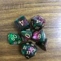 7Pcs/set Gift 7-Die D4 D6 D8 D10 Polyhedral Dice Table Game Game Dice DND Dice. 