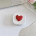 Love Container Contact Color Companion Mirror Travel Box Storage Square Lens Macaron Box Lens. 