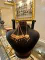 Jhumar with tikka bindiya same as gold bridal set. 