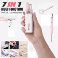 7-In-1 Computer Keyboard Cleaner Brush Kit Earphone Cleaning Pen For Headset Keyboard Cleaning Tools Cleaner Keycap Puller Kit. 