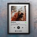 Customized Playlist Frame for Friends and Couples, Music Playlist Frame. 