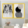 12x18" Modern Art Wall Prints with Frame for Room Bedroom Living Room Wall Decor - Abstract Art Frame for Home Paper Print. 