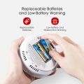 X-Sense Carbon Monoxidè Alarm Detector 10-Year Life, Replaceable Battery Operated CO Alarm Detector with Digital Display, Conforms to EN 50291 Standard, CO03D. 