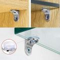Glass Shelf Bracket with Suction Cup Base Support With Screws Right Angle Fixing Brackets for Kitchen Cabinets Cupboard Pack Of 10, 20 And 50. 