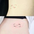 Freen Tattoo Sticker TV GAP The Series Freenbecky Tulip Rose Dog Paw Cute Stickers Fashion Additional Accessories. 