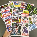 Vinyl waterproof sticker for motorcycle decals motor bike Racing scooter helmet decoration stickers. 
