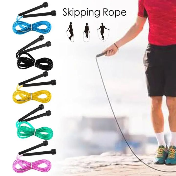 Adjustable Skipping Rope Transparent PVC Eco-friendly Fitness Exercise Jump Rope