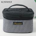 ECHIDNA Makeup Organizer Case Space-saving Travel Make Up Organizer Bag. 