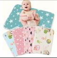 babylove MiniMe 3 Pcs Infant Baby Diaper Changing Mat Bed Protector Waterproof Urineproof Baby Godri Sojni Cotton With Foam Sheet with Plastic Back Baby Accessories. 