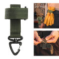 Glove Holder Strap Hiking Climbing Rope Hanger Hanging Hook for Belt Molle Backpack Keys Anti-lost Webbing Grabber Hook Clip. 