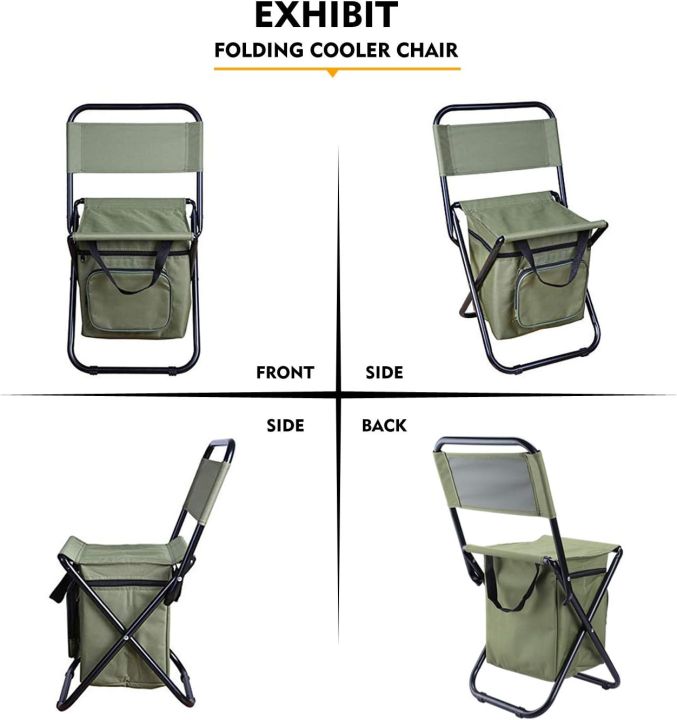 LEADALLWAY%20%20Fishing%20Chair%20with%20Cooler%20Bag%20Compact%20Fishing%20Stool%20Foldable%20Camping%20Chair%20-%20Image%205
