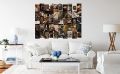 21/50 Brown aesthetic collage hd quality 4x6 size  pictures customized of your own choice. 