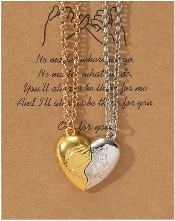Locket%20Couple%20Pull%20Hook%20Wish%20Necklace%20A%20Pair%20of%20Heart-Shaped%20Magnetic%20Stitching%20Pendant%C2%A0-1Pcs%20-%20Image%204