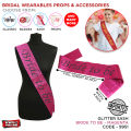 Bride To Be, Bridal Shower & Miss & Mrs Wearables, Props & Accessories Collections Set Sash Bachelor Party Sash Bridal Shower Hen, Glasses, Tiyara, Badges Party Wedding Decorations For Team Bride Theme For Friend OR Sister Brides Maids Weddings Lkq47nWf. 