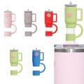 Straw Topper Tumbler Accessories Silicone Straw Cover Dust Proof Straw Cap Leak Proof Straw Lid Protector Reusable Straw Topper Cup Lid Cover. 