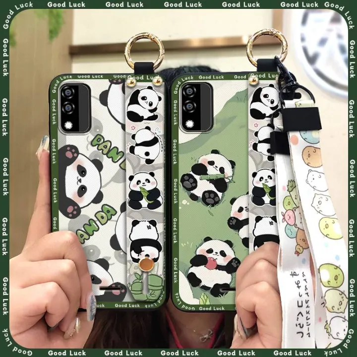 Waterproof%20Back%20Cover%20Phone%20Case%20For%20BLU%20C5%20Max%202022%20Kickstand%20protective%20panda%20Cute%20Phone%20Holder%20Wristband%20Anti-dust%20-%20Image%207