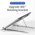 Portable Foldable Laptop Stand – Adjustable Aluminum Metal Stand with Anti-Slip Rubber Grips Ergonomic Folding Laptop Holder for MacBook Dell HP Lenovo Asus | Lightweight Durable Laptop Stand for All Sizes Adjustable Height for Comfortable View. 