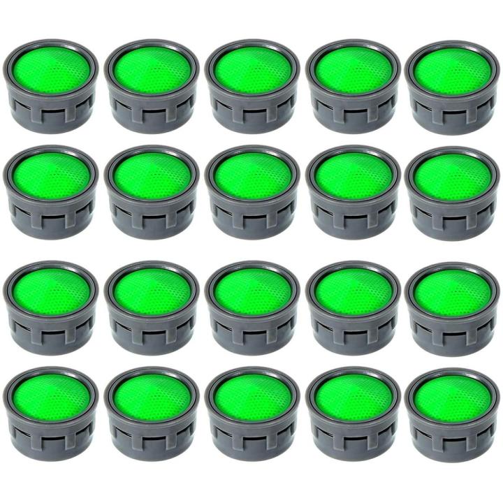 20PCS Basin Tap Filter-Tap Aerator- Faucet Plastic Insert Replacement Nozzle Filter - Faucet Flow Restrictor Replacement Parts