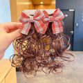 1Pair Cute Bow Wigs Baby Hair Pins Sweet Pearl Flower Pompom Girls Side Hair Clips Chinese Style New Year Hair Accessories. 