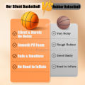 AcceSSories superstore Bouncing Mute Ball Indoor Silent Basketball 24cm Foam Basketball Silent Soft Ball Air Bounce Basket Ball Size 3/5/7 Sports Toy. 