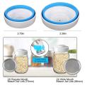 Mason Jar Sealer Kit Odorless Jar Sealer For Mason Jars Food-Grade Silicone Food Storage Vacuum Sealer Kit Extend Shelf Life. 