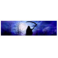 Night Devil Moon for Truck Suv Pickup 3D Rear Windshield Decal Sticker Decor Rear Window Glass Poster 57X18 Inch. 