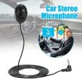 Universal Car Stereo Microphone with 3.5mm Jack – Hands-Free Calling Mic for Car DVD GPS Stereo Head Units. 