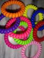 Pack of 10 hair ponies (Spiral). 