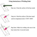 Universal welding rods copper aluminum iron stainless steel flux-cored welding rod solder wire electrode diameter 1.6mm. 