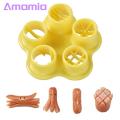 Amamia Sausage Mould Easy to Clean Manual Fancy Ham Sausage Cutting Mold. 