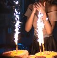 Sparkle Candle For Birthday Cake- Sparkling Candles for Birthday party cake, birthday cake. 