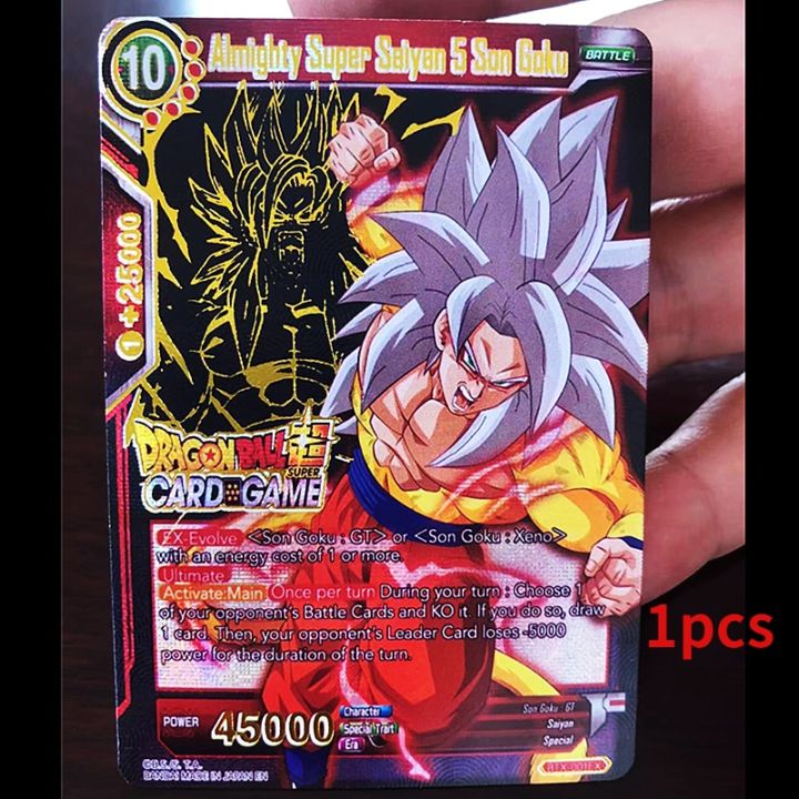 【Funny Bunny Toy Store】2022 New Goku Dragon Ball Super Flash Cards Autograph Card MORO Broly Game Collection Cards Children's Gifts