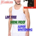 Pack of 12 -Al-Qaim Men's100% Combed Cotton Sando Vest. 