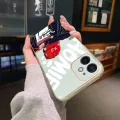 JIUMOO For OPPO A16K Case Plating Side Edge Square New Design Phone Cases Pattern Silicone Casing Full Back Cover Fashion Crying Boy Camera Protection Shockproof Softcase. 