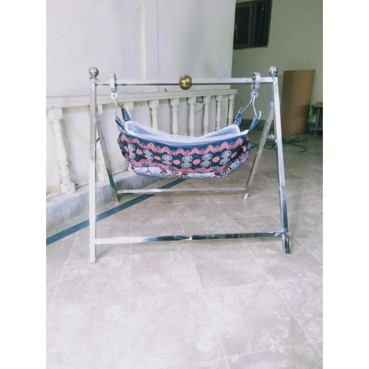 Baby Jhula Stainless Steel Baby Cradle CR102 Premium Baby Cradle