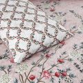 Palm Paradise Cotton Printed Bedsheet Set. 