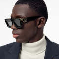Lensify LV Brand Designer Square Sunglasses Men Women 2024 Fashion Thick Frame Sunglasses UV400 with Free LV Branded Box. 